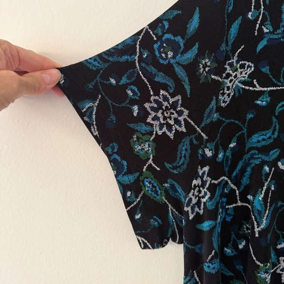 Coldwater Creek Mesh Lined Floral Boho Casual Easy Weekend Plus Size Dress 2X - Picture 4 of 9